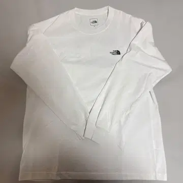 THE NORTH FACE 긴팔 티셔츠 화이트
