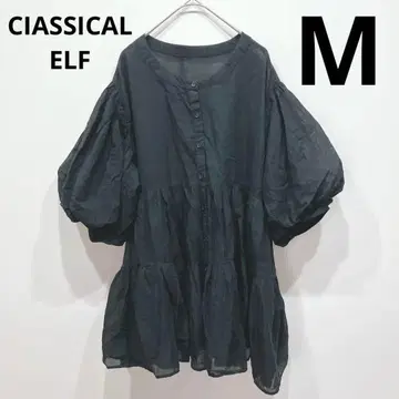 [컨디션 최상] CIASSICAL ELF M 사이즈 시스루 튜닉 블랙