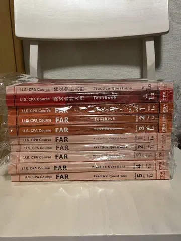 [미사용품] 영문회계입문 & FAR (텍스트 문제집) / CPA회계학원