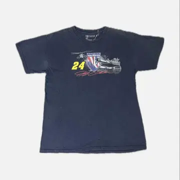nascar 00년대 양면 그래픽 레이싱 밀리터리 티셔츠