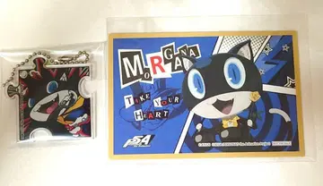 페르소나5 스크램블 PS5 모르가나 아크릴 키링 & 색지