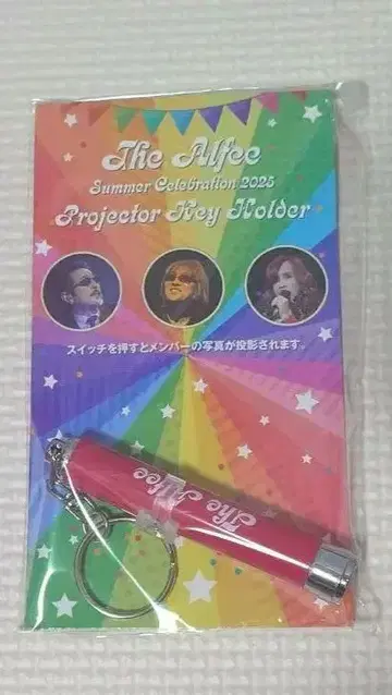 THE ALFEE 프로젝터 키링 WAKUWAKU BOX