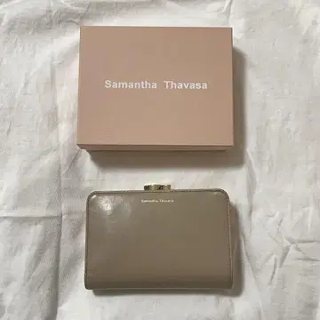 Samantha Thavasa 반지갑 그레이지 베이지