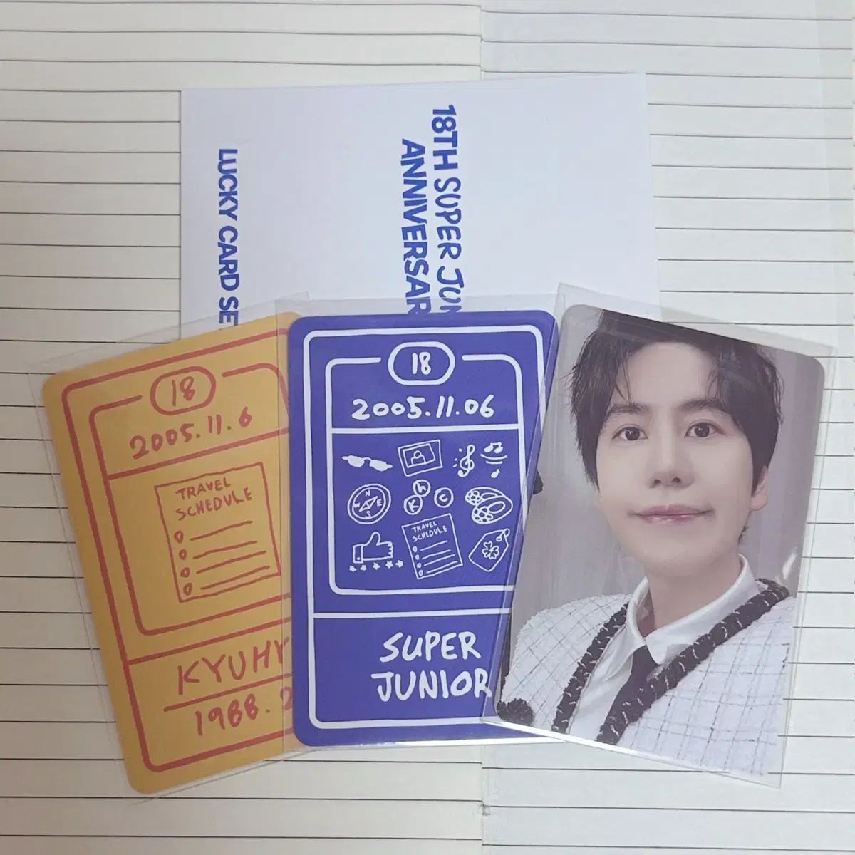 SUPER JUNIOR | 슈퍼주니어 Super Junior 18th Anniversary Lucky Card