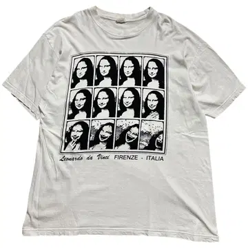 90년대~00년대 '모나리자' Art Print Tee