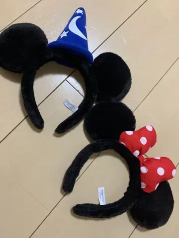 디즈니 미키 미니 머리띠 세트