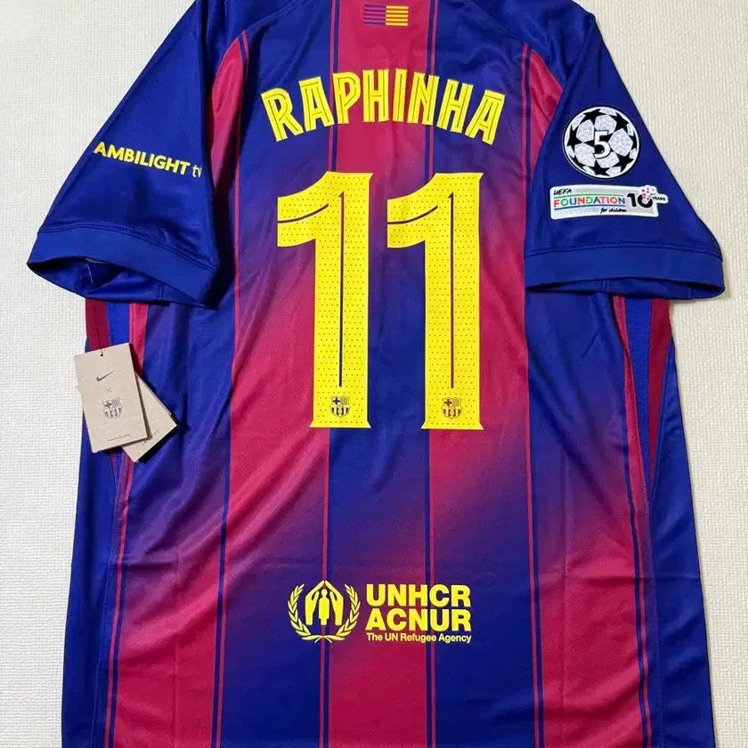 New product) 25-26 Barcelona Home No.11 Raphinha Authentic Jersey
