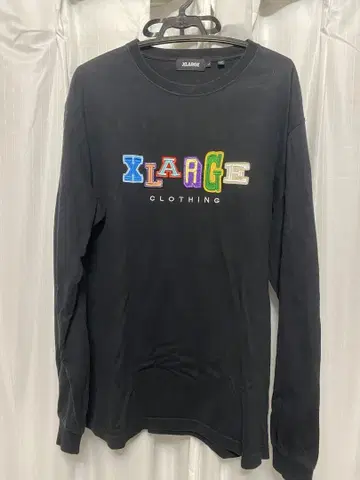 XLARGE 컬러풀 로고 긴팔 티셔츠 L 사이즈