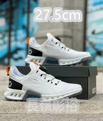 ECCO 남성용 BOA 골프화 스니커즈 27.5cm 화이트