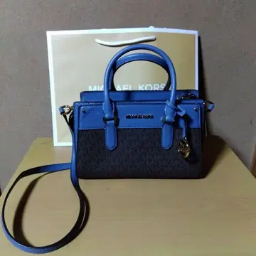 MICHAEL KORS 네이비 블루 숄더백