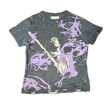 Jimmy Hendricks Vintage 티셔츠 Damage