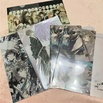 신센구미 물망초 오키타 소지 클리어 파일 세트