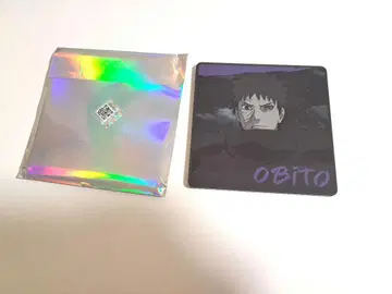 NARUTO 이치라쿠 중국 상하이 아크릴 코스터 우치하 오비토