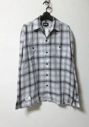 24 SS SCHOTT OMBRE CHECK LS 옴브레 체크 셔츠
