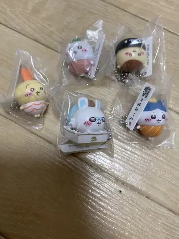 쿠라스시 치이카와 콜라보 빘쿠라폰 피규어 컴플리트 세트 5개