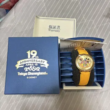 [미사용 새상품] 디즈니랜드 19주년 기념 손목시계