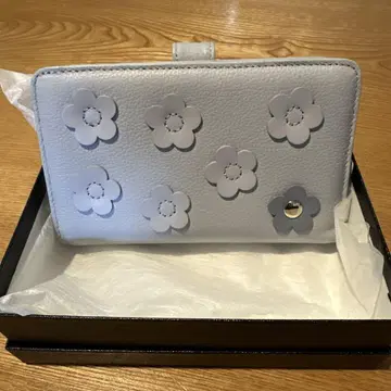 MARY QUANT 꽃 모티브 반지갑