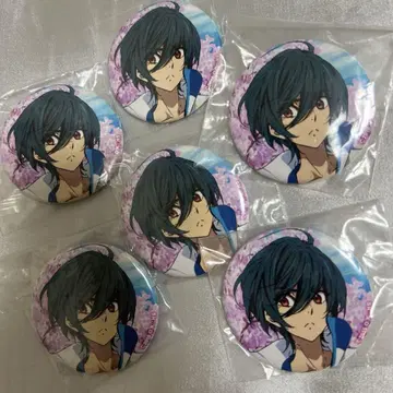 초대 캔뱃지 하이 스피도! 키리시마 이쿠야 캔뱃지 6개