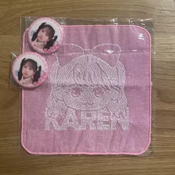 마츠모토 카렌 타월 손수건 캔뱃지 가챠