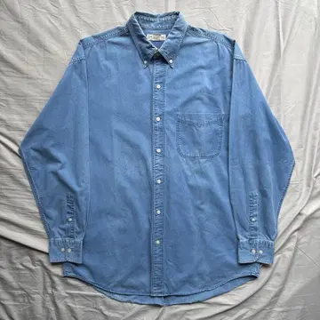 [ 90s ] BANANA REPUBLIC B/D 데님 셔츠 블루