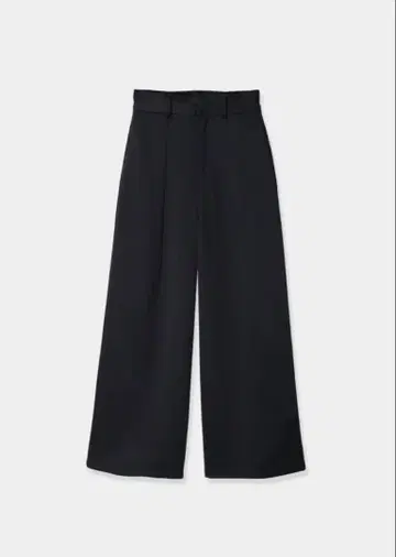 louren satin tuck wide pants