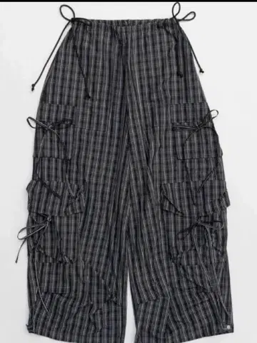 MAISON SPECIAL Ribbon Design Cargo Pants
