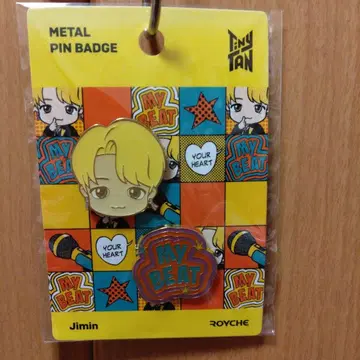 Tiny Tan Jimin METAL PIN BADGE