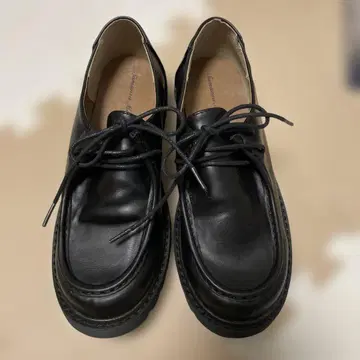 블랙 가죽 모카신 여성용 L