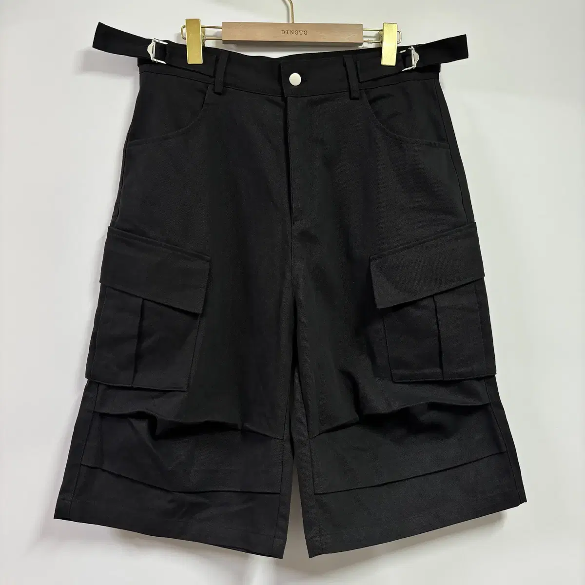 L] Roaringrad Parachute Bermuda Pants #남자버뮤다,#오버