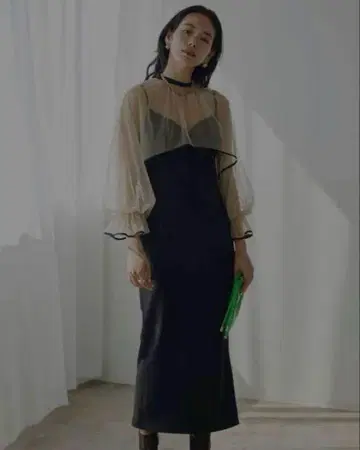 ameri vintage MANY WAY TULLE VEIL DRESS