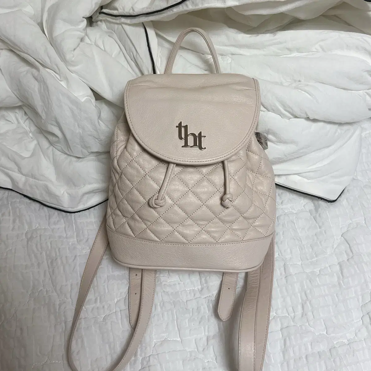 threetimes値下げ Acorn quilted backpack ピンク threetimes値下げ Acorn quilted backpack ピンク