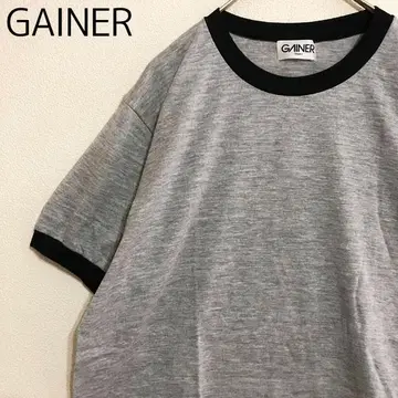 GAINER 가이너 온워드 밑단 싱글 트림 링거 T셔츠 구제 의류
