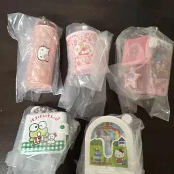 산리오 캐릭터즈 레트로 미니어처 참 2 5종 풀 컴프 새상품