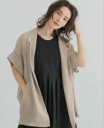 미사용 어반 리서치 메쉬 하프 슬리브 자켓