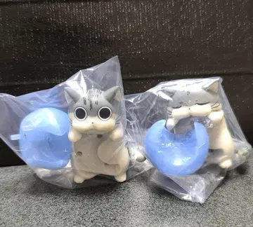밤은 고양이와 함께 큐르가 미니어처 라이트 큐르가 2종류 2개