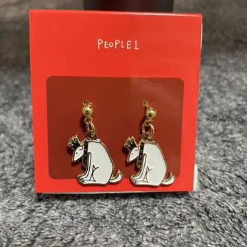 PEOPLE1 강아지 실루엣 귀걸이 (양쪽 귀)