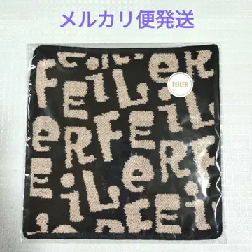 FEILER 클리어 라벨 기글 손수건 블랙