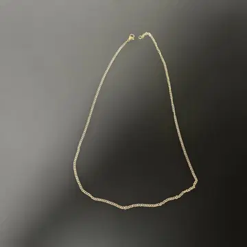 pink gold chain necklace