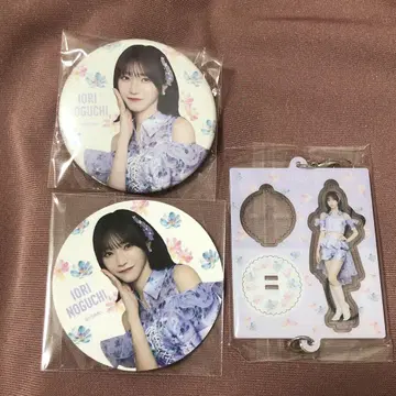 노구치 이오리 캔뱃지 미니 복권 6주년 멘카라 이코러브 =LOVE