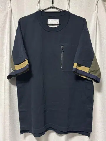 22 sacai 나일론 절개 셔츠