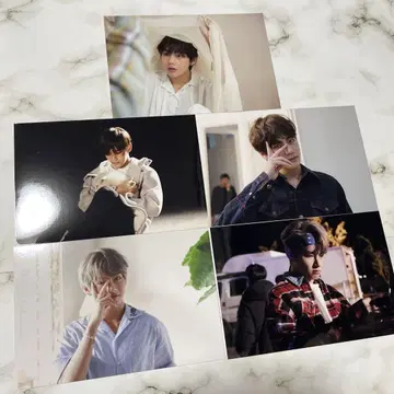 BTS 오,늘 전시회 태형 브로마이드 5장 세트 공식