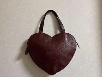 Ibiza 이비자 이비사 하트 핸드백 와인