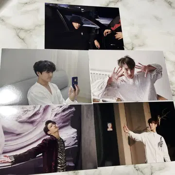 BTS 오,늘 전시회 정국 브로마이드 5 세트