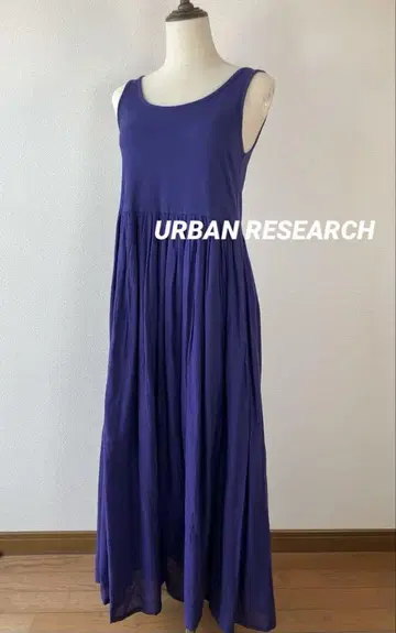 URBAN RESEARCH 개더 맥시 원피스
