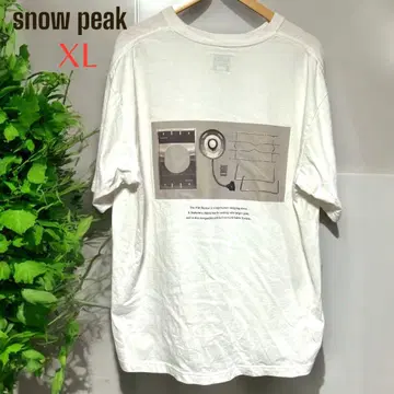 snow peak XL 화이트 티셔츠