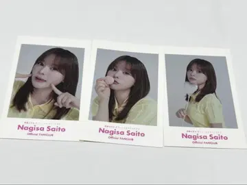 사이토 나기사 나-탕 폴라로이드풍 스티커 3장 세트 B