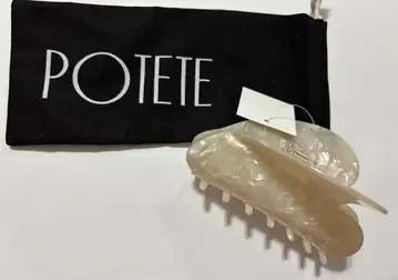 potete 포테테 빅 하트 클립 화이트