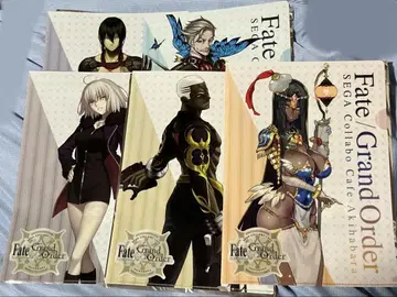 FGO 세가 콜라보 카페 클리어 파일 5매 세트 잔느 알타 등
