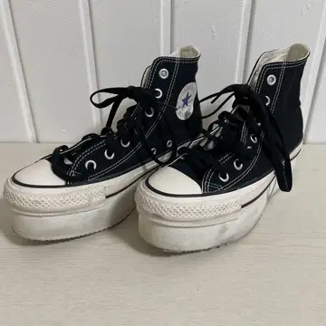컨버스 올스타 converse 통굽 스니커즈 하이컷 블랙
