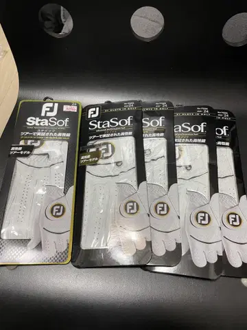 FJ StaSof 골프 장갑 24 사이즈 5 세트